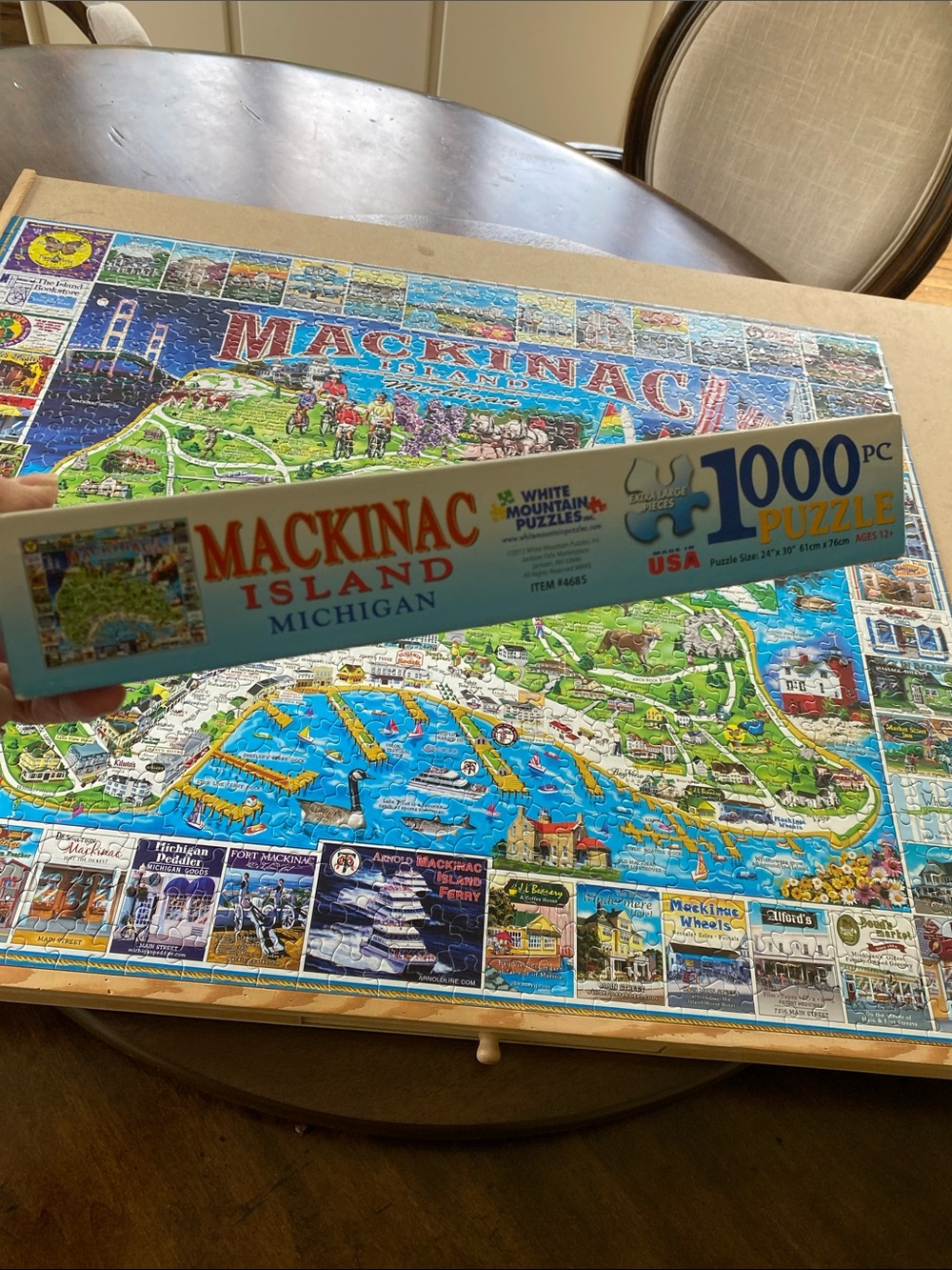 White Mountain • Mackinac Island • 1000 Piece Puzzle - Picture 5 of 6